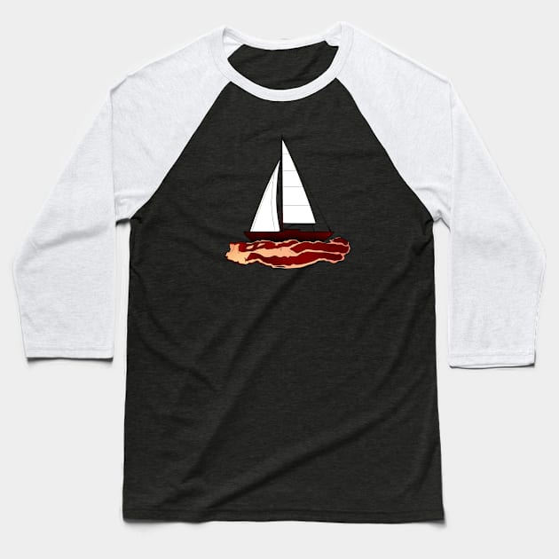 Baconsail Baseball T-Shirt by baconsale